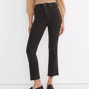 Madewell Faded Black Women's Cali Demi-Boot Jeans